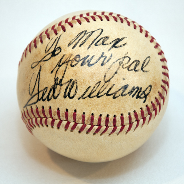Ted Williams Autograph Baseball