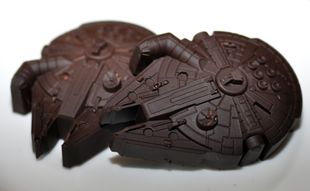 Millennium Falcon in Chocolate
