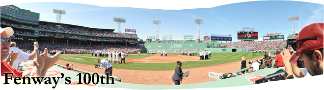 Fenway Park 100th Anniversary Game, April 20, 2012